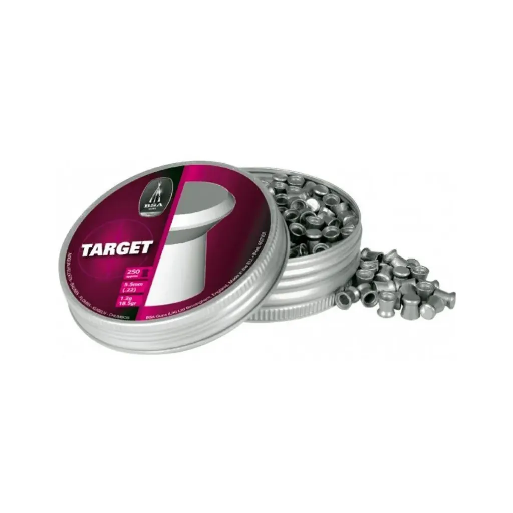 [753] Balines 5,5 BSA Target metal 250 unid.