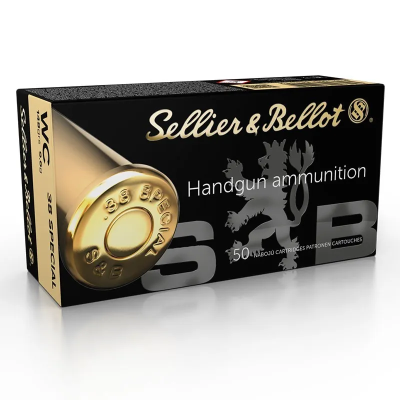 [306BA] Municion cal. 38 SP Sellier Bellot p. plomo