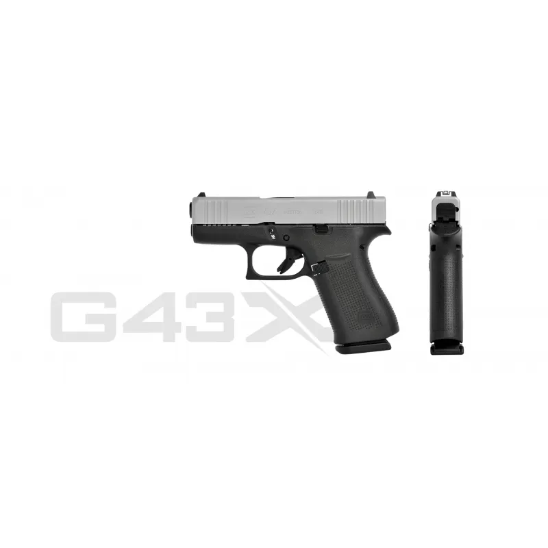 [G47804] Pistola Glock 43X cal 9x19    Silver Slime