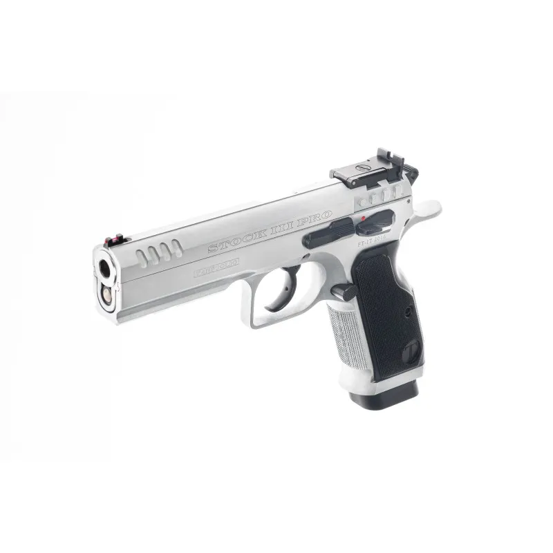 Pistola Tanfoglio Stock III Pro Silver cal 9x19