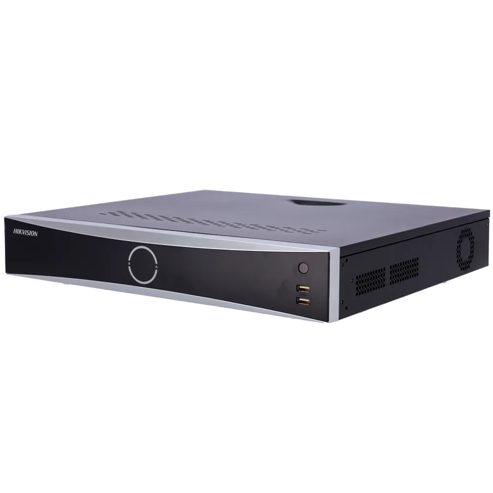 DS-7732NXI-I4/VPro  Hikvision Gama PRO Grabador NVR 32 CH IP Resolución máxima 32Mpx | Alarmas | AcuSense Ancho de banda 384 Mbps | Admite 4 discos duros AcuSeek, búsqueda basada en texto en 32 CH