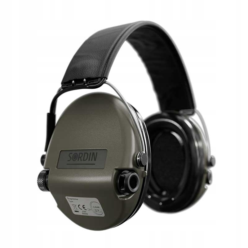 Cascos tiro Sordin Pro-Headband verde