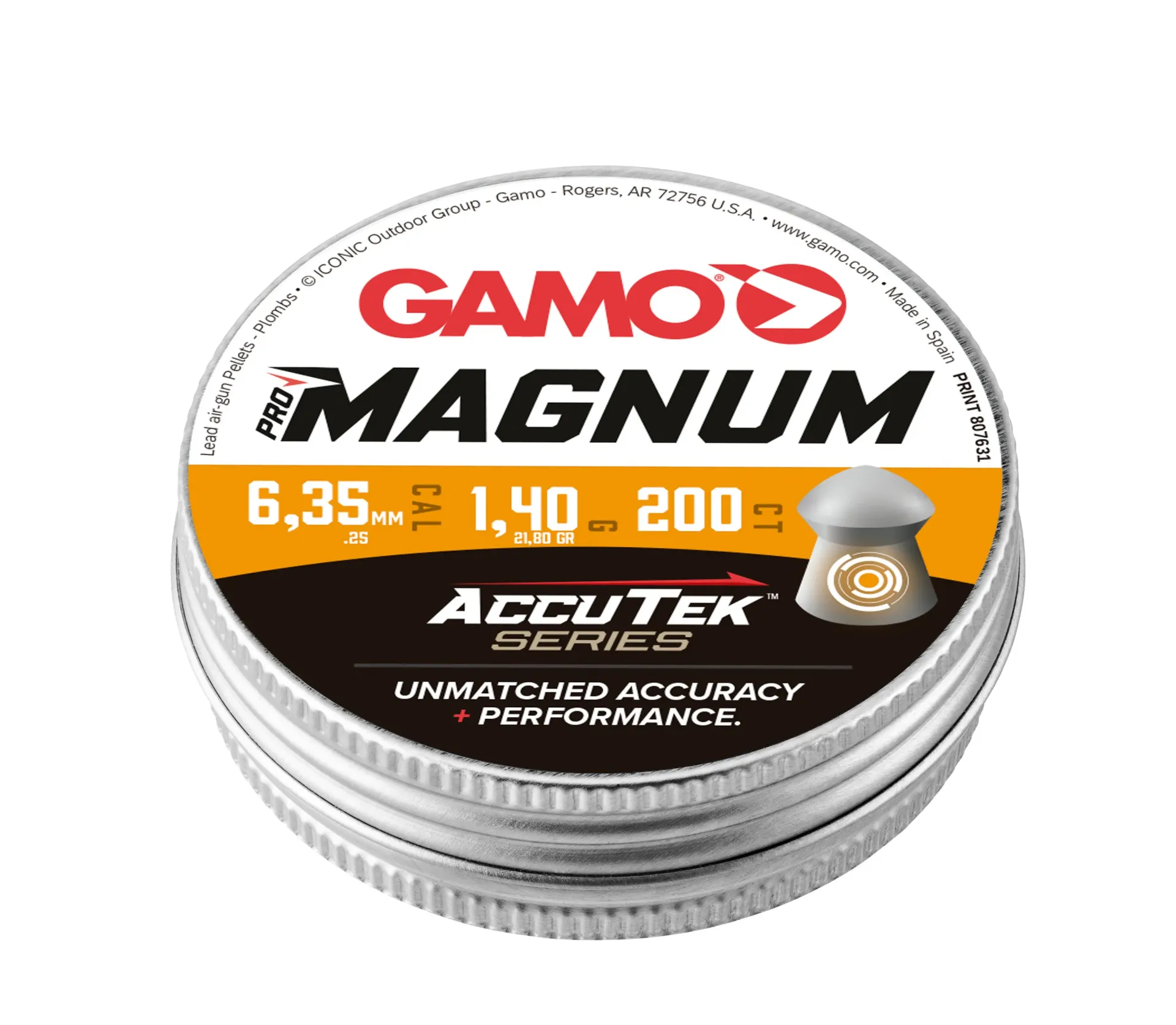 BALINES GAMO PRO-MAGNUM ACCUTEK 6.35 mm
